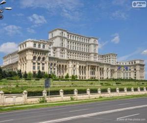 yapboz Parlamento Sarayı, Bucharest, Romanya